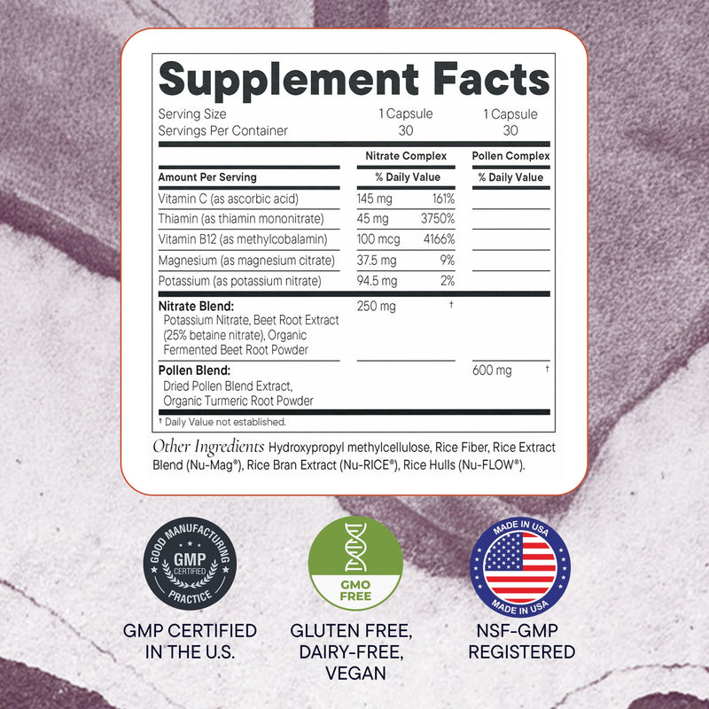 Berkeley Life Menopause & Heart Health Support Supplement for Women | Hormone-Free Dual-Action Nitric Oxide for Women, Menopause Symptom Relief & Healthy Blood Flow Support - 60 Capsules