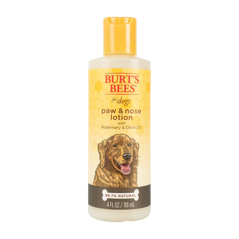 Burt's Bees for Pets for Dogs All-Naturally Derived Paw & Nose Lotion with Rosemary & Olive Oil - Best Treatment for All Dogs and Puppies With Dry Nose and Paws, 4 Oz - 2 Pack 4 Fl Oz (Pack of 2) - BeesActive Australia