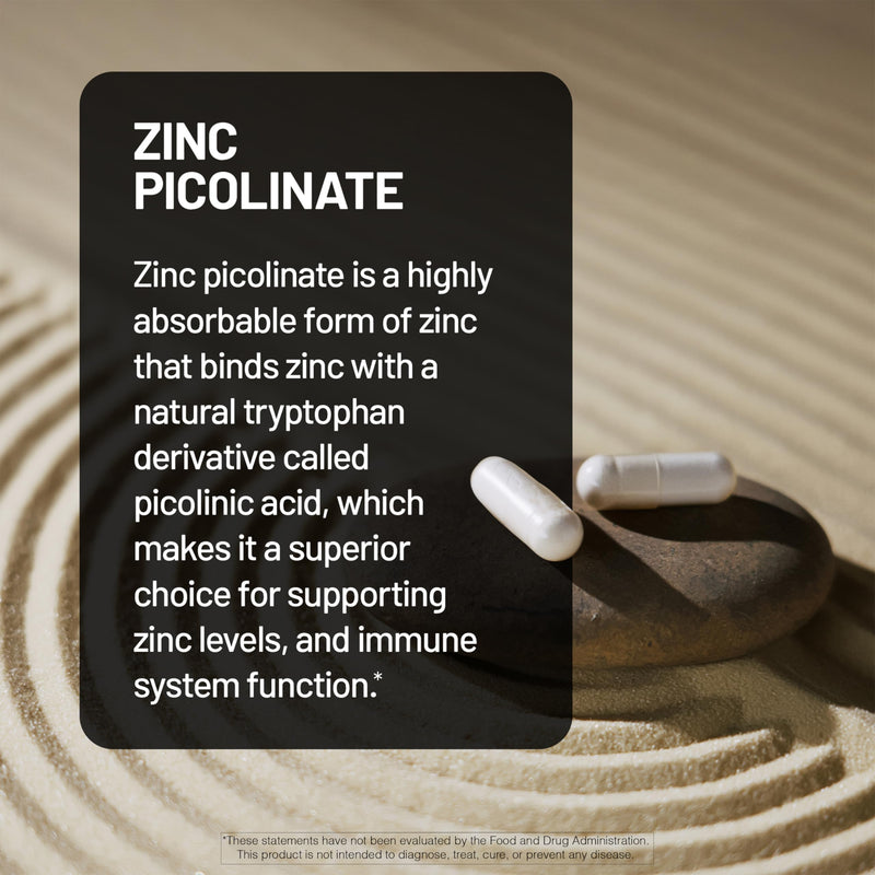 NatureWise Zinc Picolinate with D3 + K2 - Zinc Supplements for Men & Women + Vitamin D3 K2 - Supports Immune & Bone Health* - Non-GMO, Gluten Free, USA Manufactured - 30 Capsules[30 Day Supply] Unflavored 30 Count (Pack of 1)