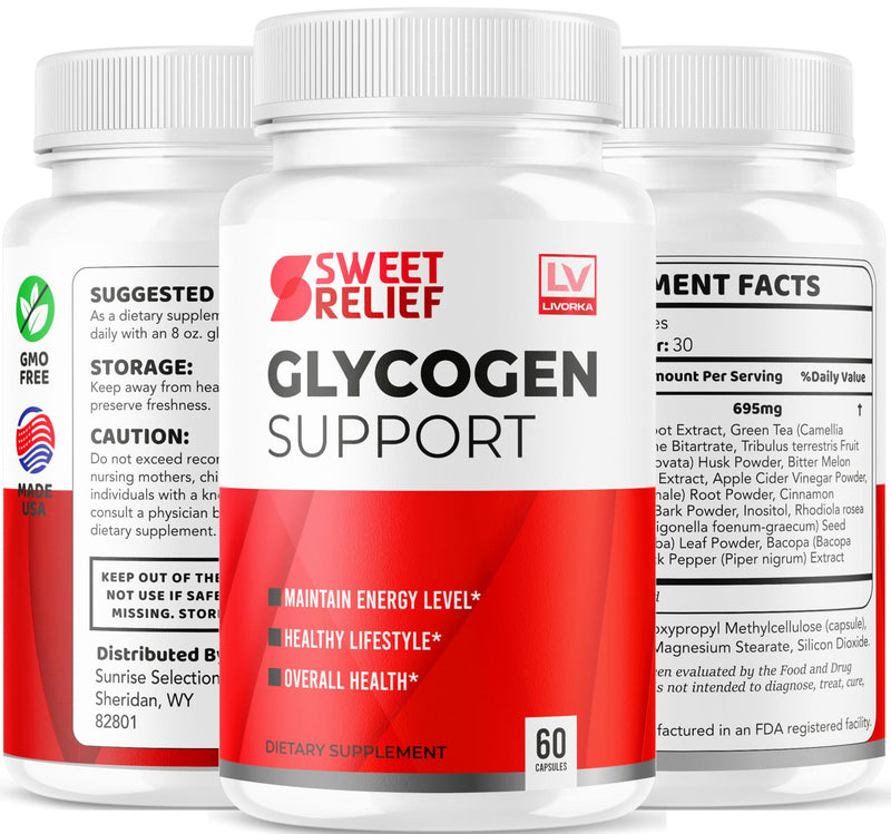 Sweet Relief Capsules - Official SweetRelief Advanced Premium Pills Supplement Support - Maximum Strength, All Natural Formula for Overall Health & Wellness Reviews, 60 Capsules for 1 Month
