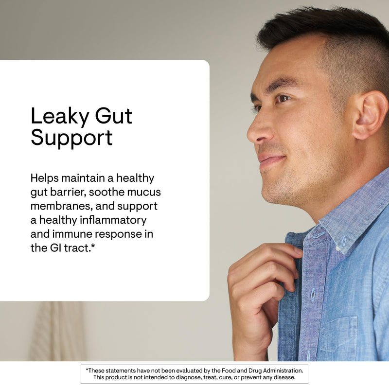 THORNE - Leaky Gut Support (Formerly EnteroMend) - Gut Health Supplement - Supports Optimal Digestive Function & Bowel Regularity* - NSF Certified for Sport - Orange Vanilla Flavor - 30 Servings