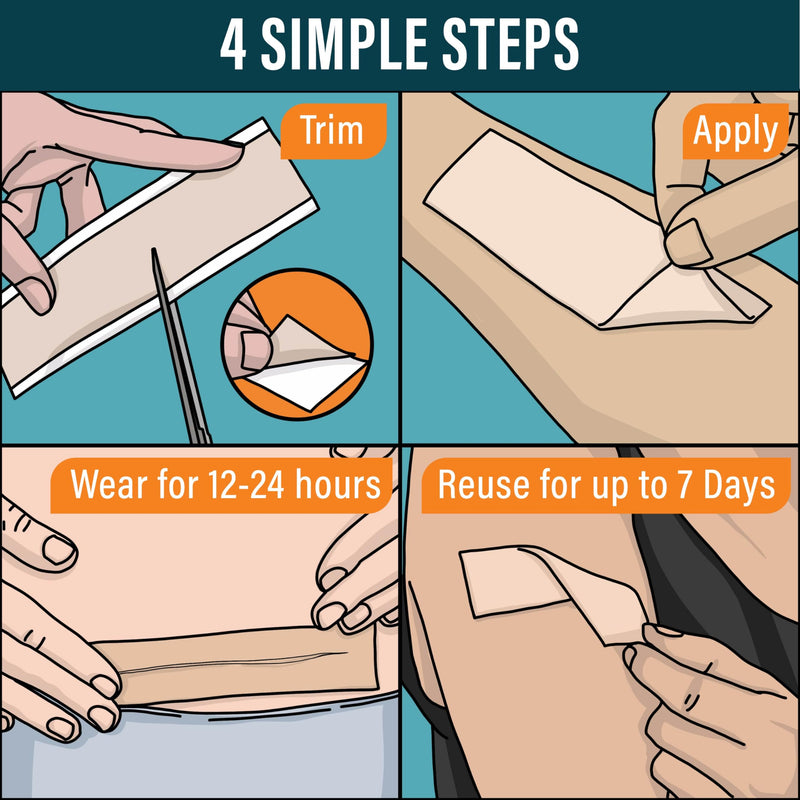 NUVADERMIS Silicone Scar Tape for Surgical Scars - 120" x 1.5" Roll - Extra Long Medical Grade Silicone Scar Tape for C-Section, Tummy Tuck, Keloid, and Surgical Scars - Reusable Tape Strips - 2 Pack