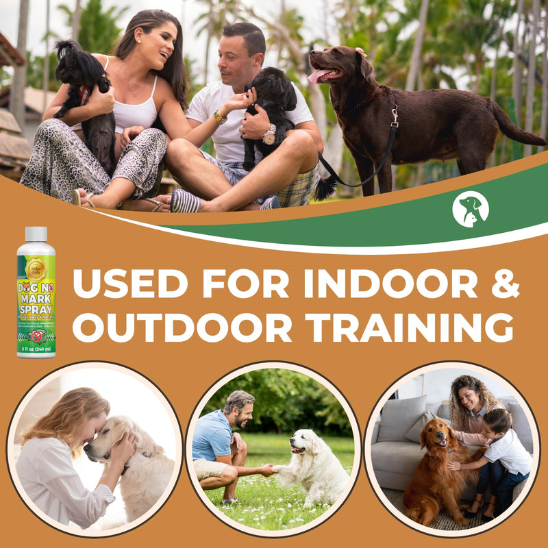 8 Manage Dog Marking and Accident Habits- Ounce Effective Training Aid for Dogs to Reduce Unwanted Marking and Urination 8.0 Fl Oz