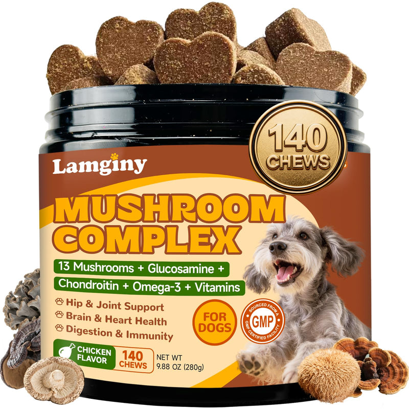 Mushroom Chews for Dogs & L-Lysine Paste for Cats