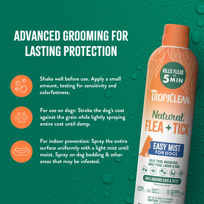 Natural Flea & Tick Dog & Home Mist Spray by TropiClean