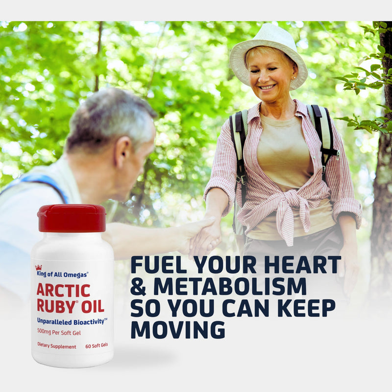 Arctic Ruby Oil 1000mg Omega 3 Supplement with EPA DHA 60 Softgels, 1 Pack | for Women and Men, Astaxanthin 2mg, Fish & Krill Oil Alternative, Arctic calanus oil, no fishy aftertaste, wellness support