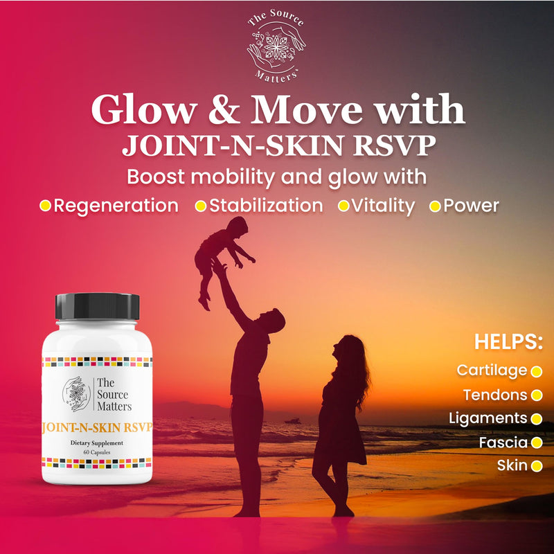 Joint-N-Skin RSVP Dietary Supplement | Nutrient Support for Healthy Connective Tissue in Joints, Skin, Ligaments, and Bones with Amino Acids, MSM, Vitamin C, and Zinc (30 Capsules)