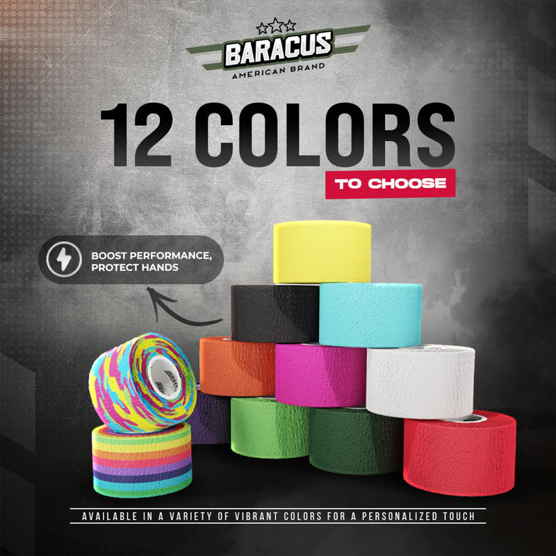 BARACUS Premium Thumb Tape Cross Training and Weightlifting for The Best Hook Grip - 23 ft Long - WOD Tape Chalk and Sweat Proof - Hook Grip Lifting Athletic Thumb Tape (EliteV2Box) Elitev2box - BeesActive Australia