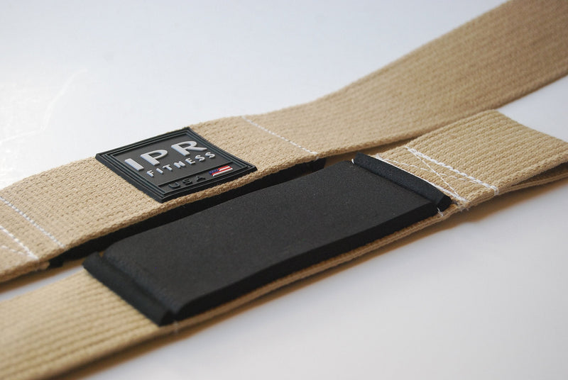 Men's Lifting Straps I 100% Made in the USA Tan Men's