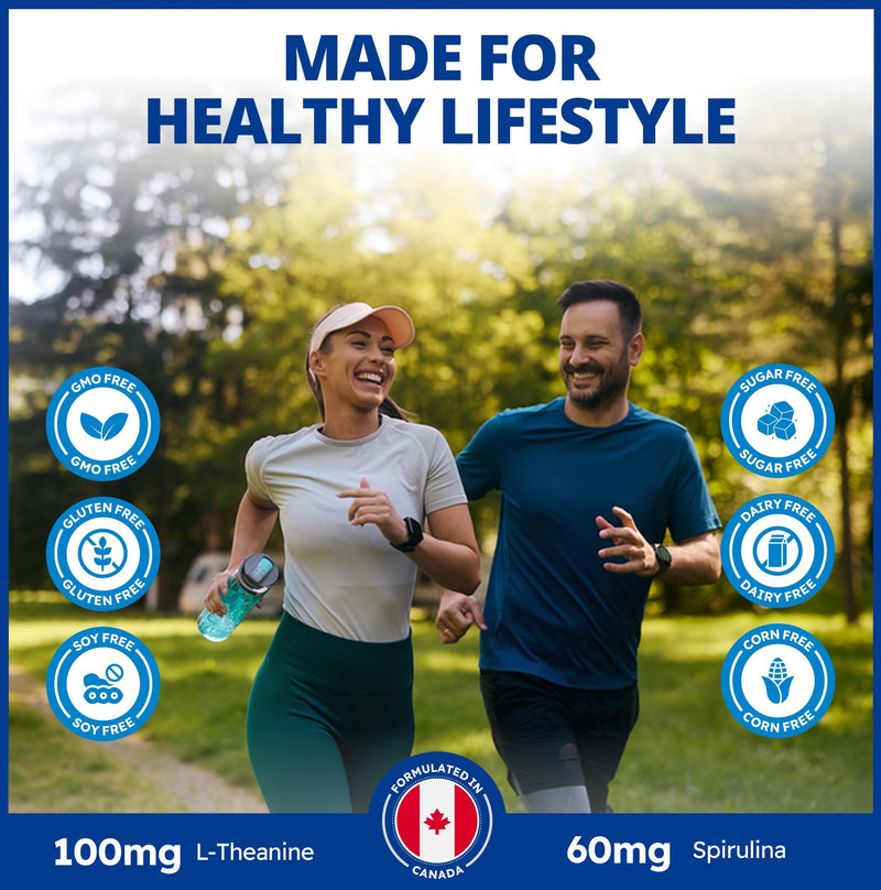 CanPrev Synergy B-Complex with L-Theanine Vegi Capsules, 60 Count