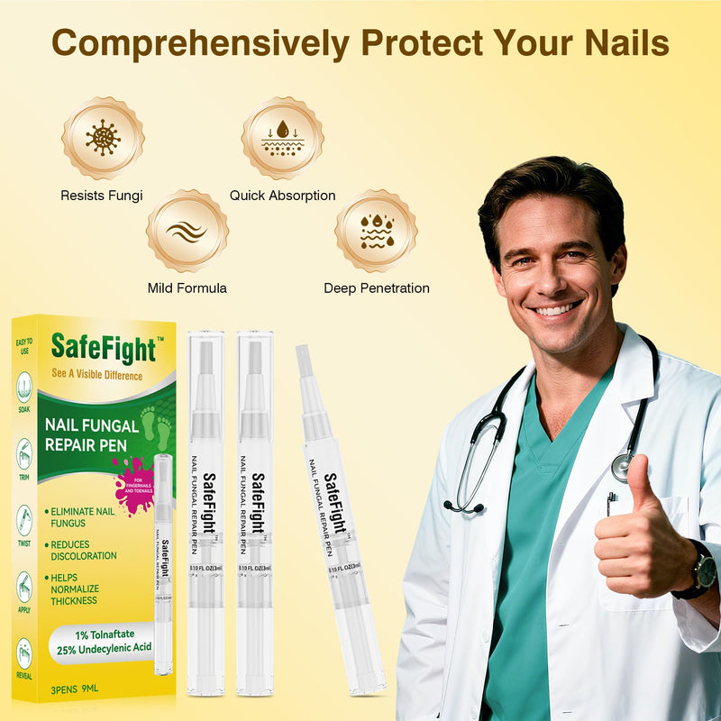 Toenail Fungus Treatment Extra Strength - Nail Repair for Damaged Nails, Nail Repair with 25% Undecylenic Acid & Tolnaftate, Toenail Fungus Treatment for Fungal Toenail Fingernails & Athletes Foot - BeesActive Australia