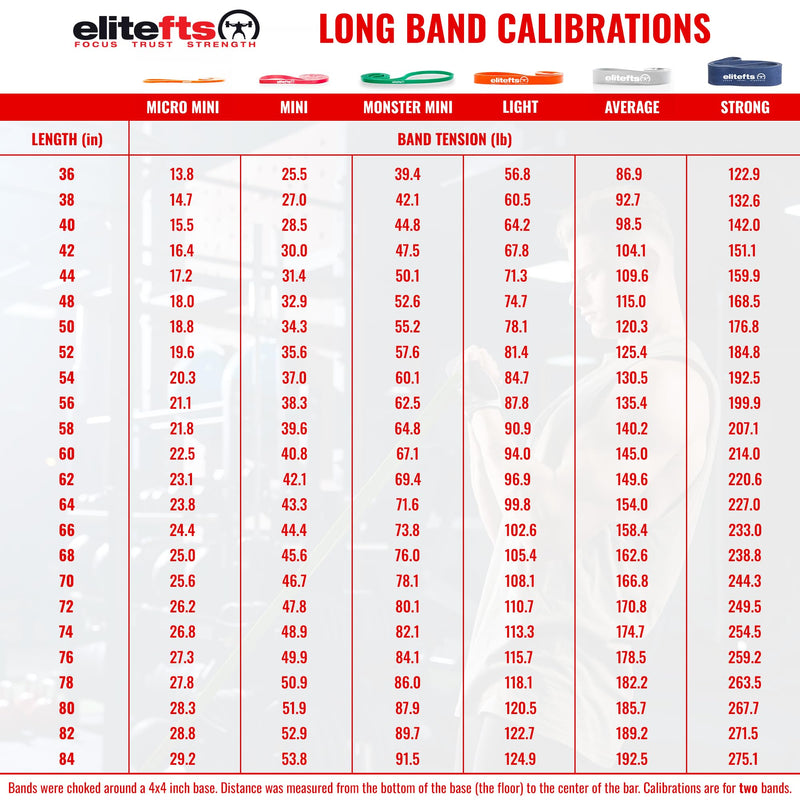EliteFTS Pro Resistance Band - Boost Core Stability and Flexibility with This Portable, Joint-Friendly Tool Pair PRO MICRO RESISTANCE BAND