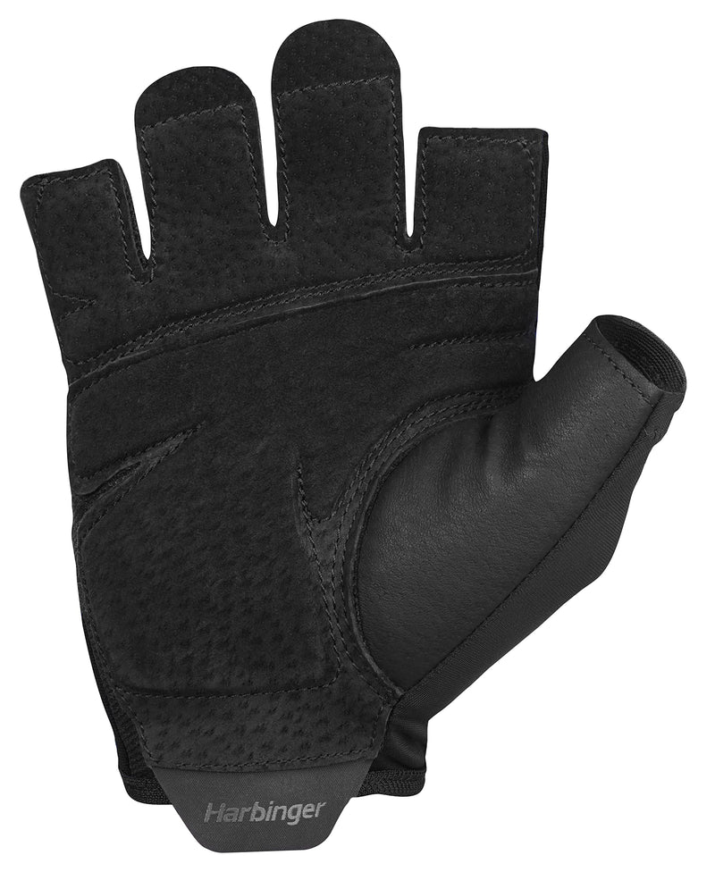 Harbinger Training Grip Weightlifting Workout Gloves 2.0 Unisex Black Small - BeesActive Australia
