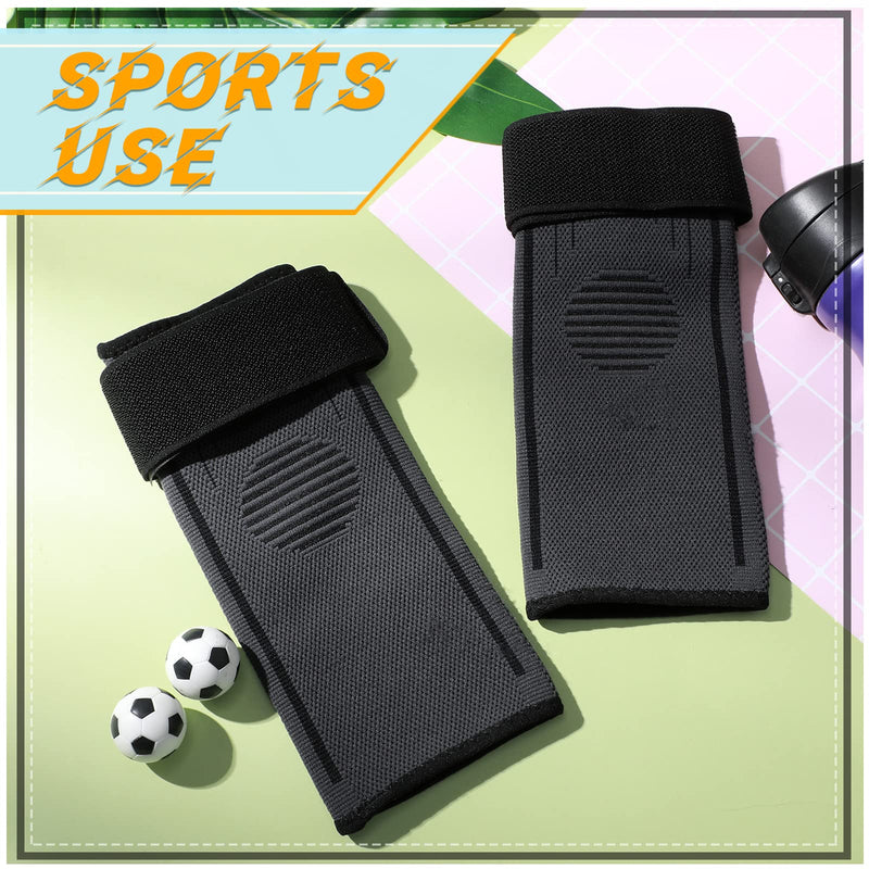 Tarpop 1 Pair Ankle Brace for Kids Compression Ankle Sleeves Adjustable Foot Support Brace Elastic Guard for Children Boys Girls Sports Running Jogging Dance Fitness Gymnastics(Black,Small) Black Small