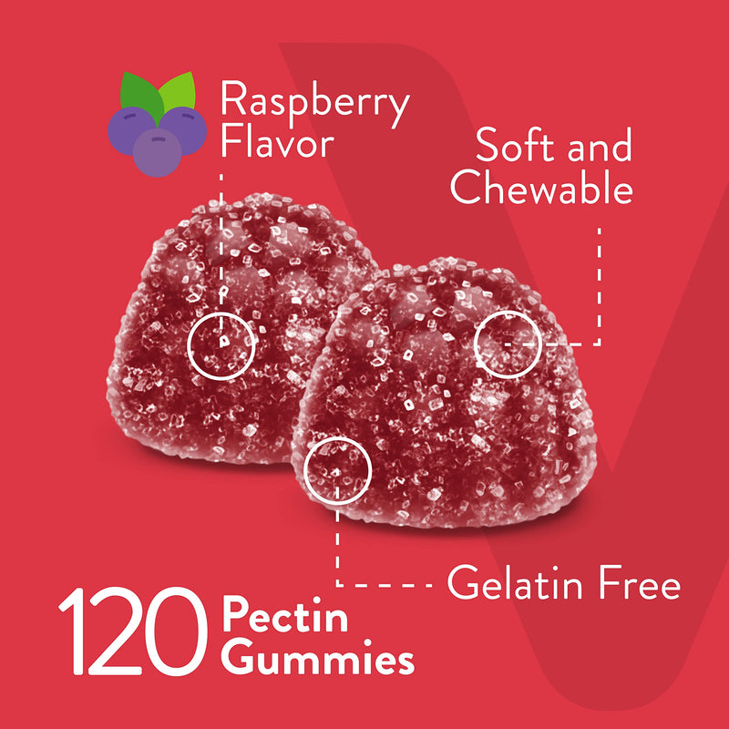 Viteey Vitamin B12 Gummies | Cognitive Support and Energy Gummies - Vegan, Gelatin Free, Gluten Free - Tasty Chewable Raspberry Flavored Gummy - 120 Count 60 Count (Pack of 2)