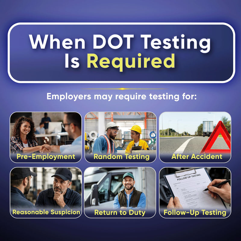 Prime Screen® Quick Result DOT Home Urine Drug Test Cup-Instant Testing Marijuana(THC50), 6-MAM, AMP500, COC150, OPI2000, PCP-[5 Pack]