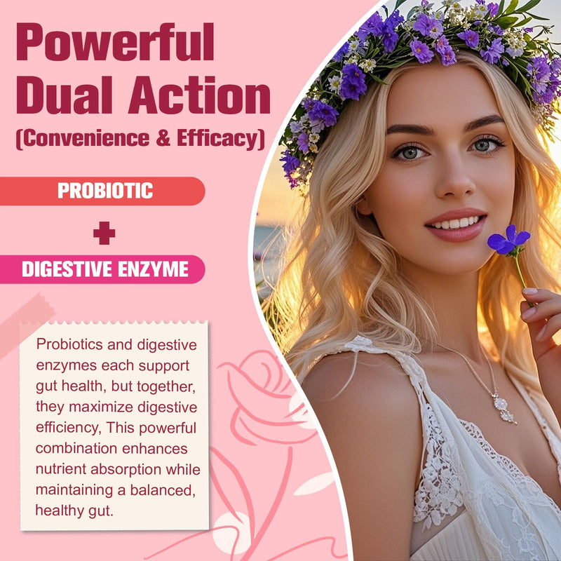 Totaria (2 Packs) Probiotics for Women, 120 Billion Women Probiotic, Digestive Enzymes & Prebiotics, with Akkermansia, Cranberry, D-Mannose, for Gut, Urinary, Immune, PH Balance, 240 Vegan Capules 120 Count (Pack of 2)