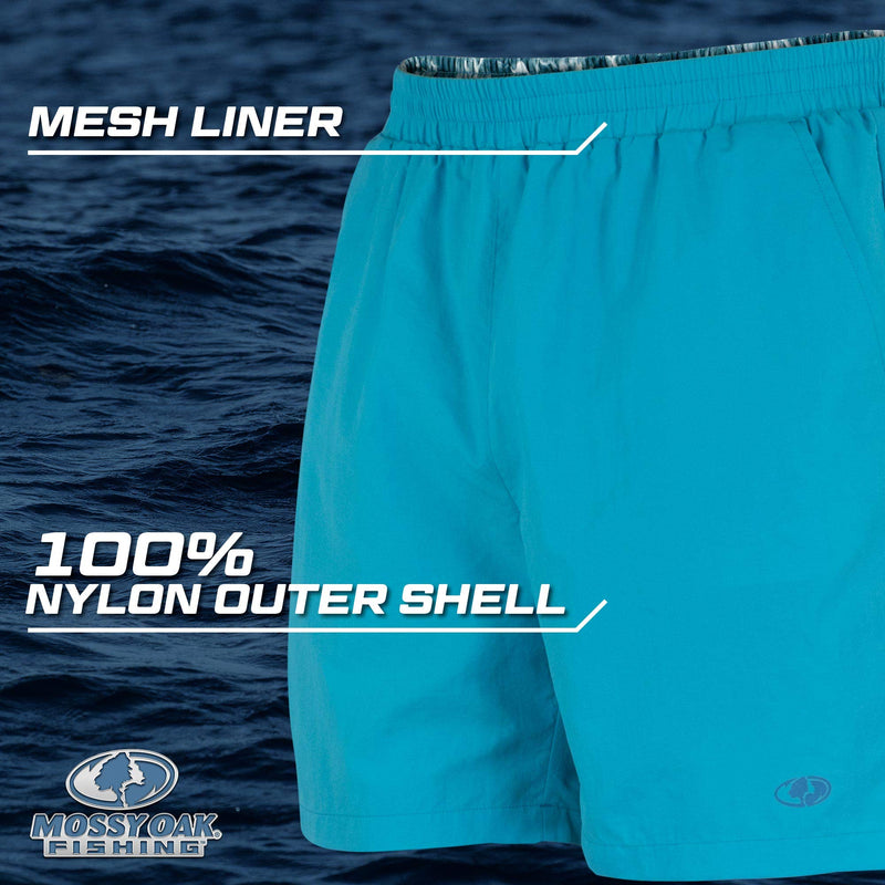 Mossy Oak Men's Fishing Shorts for Men, Swim Trunks X-Large Navy - BeesActive Australia