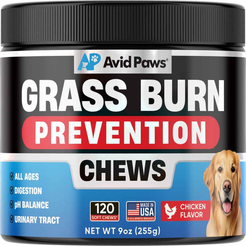 Dog Urine Neutralizer for Lawn - Green Grass Chews to Help Prevent Lawn Burn - Dog Pee Neutralizer & Grass Saver - Urinary & Bladder Support for All Breeds + Ages