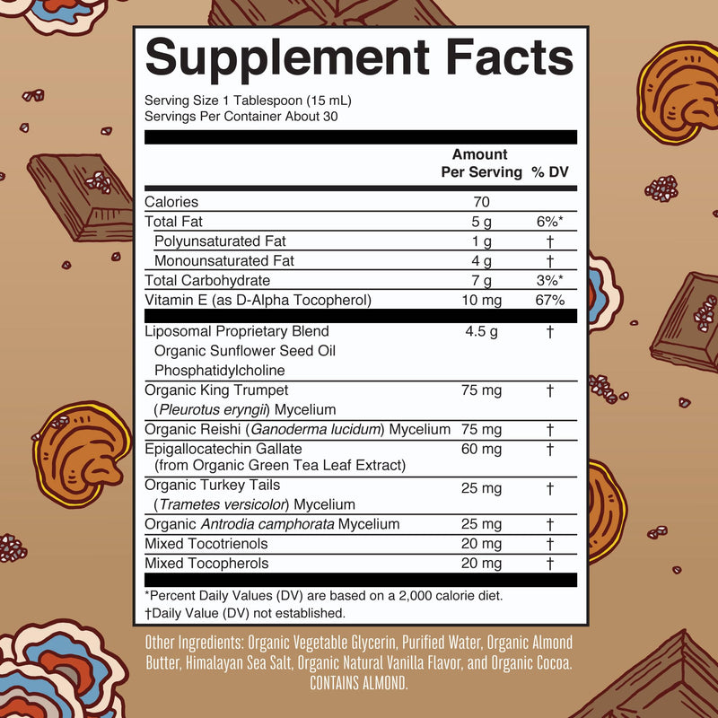 MaryRuth Organics Mushroom, Mushroom Supplement, Mushroom Liquid Vitamin, Reishi Mushroom Supplement for Immune Support, Turkey Tail Vitamin for Stress Relief, Vegan, Non-GMO, Gluten Free, 15.22 Fl Oz