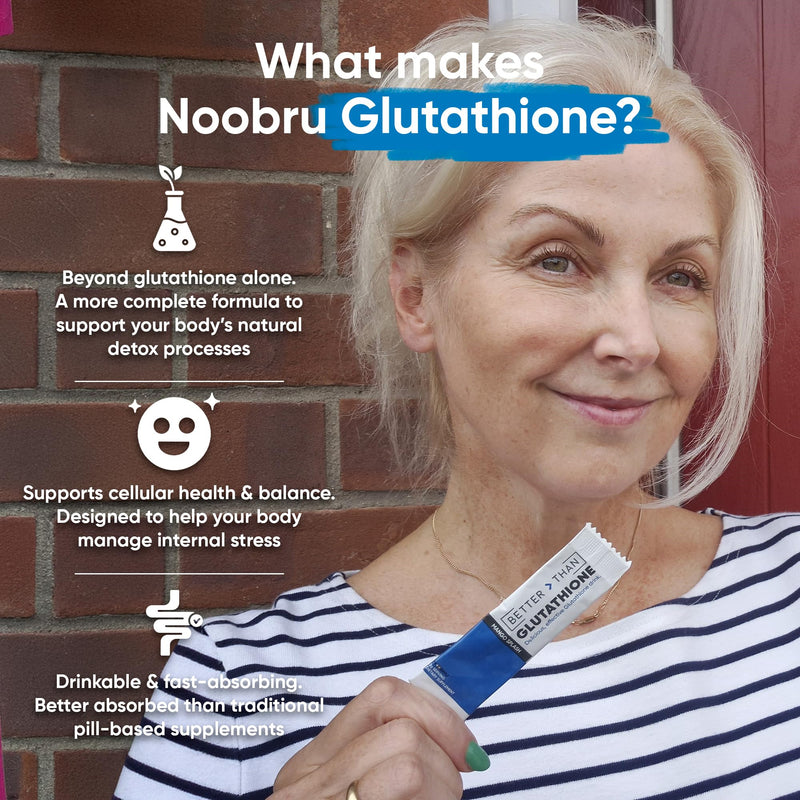 Noobru™ - Better Than - Glutathione - Advanced Antioxidant Supplement for Cellular Detox, Immune Support, and Energy – Fast-Acting Glutathione Support