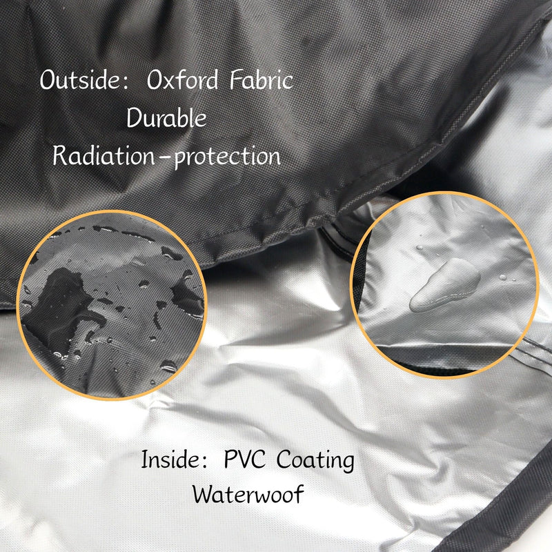 Boat Marine Outboard Motor Cover for Mercury Yamaha Honda 150 175 200 225 HP Heavy Duty Hood Engines Full Cowling Protector Oxford Fabric with PVC Coating Full: 150-225HP