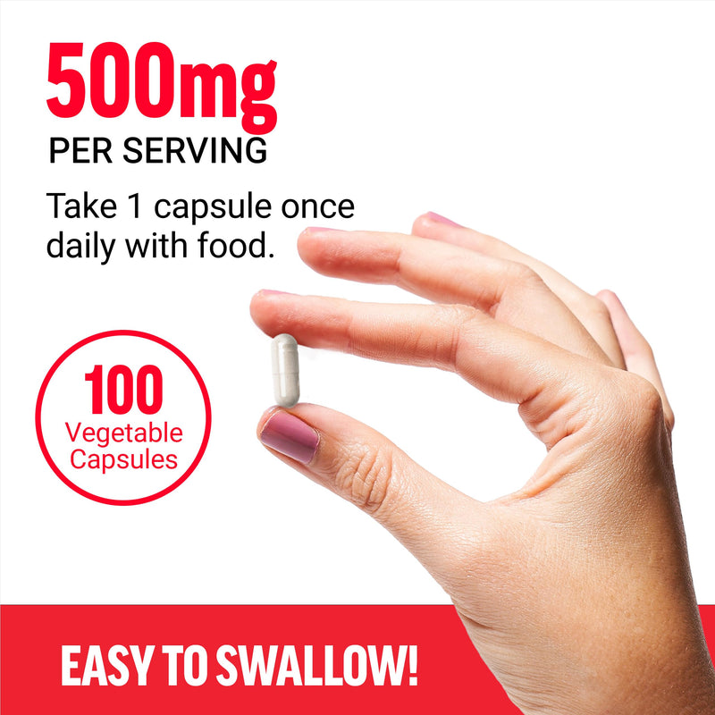 Force Factor Niacin Vitamin B3 to Support Cellular Energy & Heart Health | Niacin 500mg Heart-Health & Cardiovascular Health Supplement, Vegan, No Gelatin, Non-GMO, 100 Vegetable Capsules