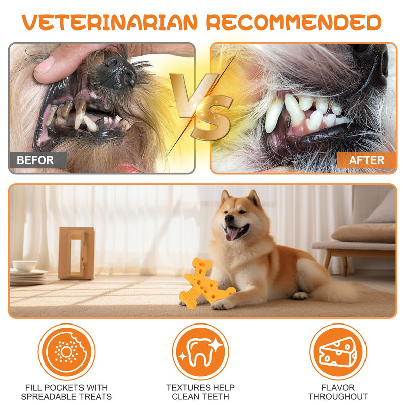 2pcs Silicone Dog Lick Mat & Nylon Cheese Flavor Dog Chew Toys, Pet Slow Feeder Licking Mat for Butter Yogurt Peanut, Anxiety Relief Pet Supplies for Puppy Cat Kitten Khaki Yellow & Khaki Green - BeesActive Australia