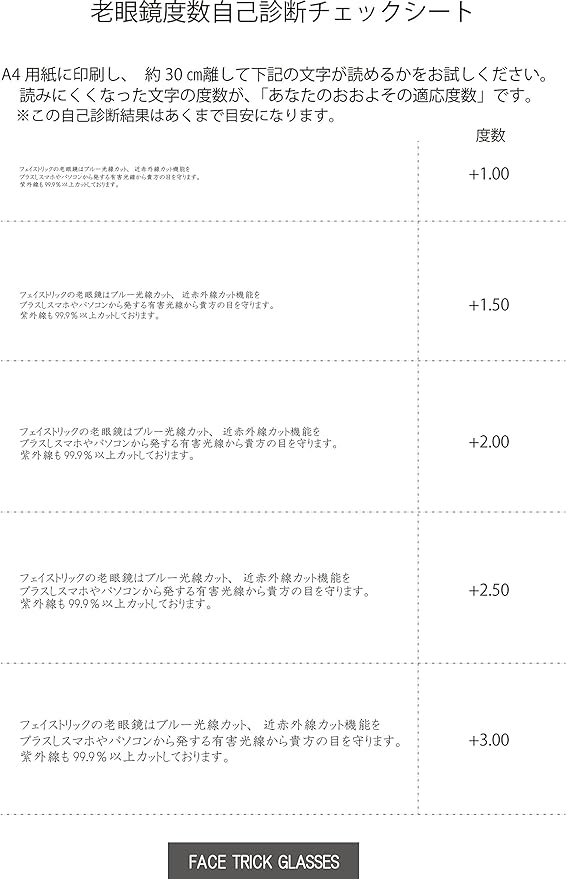 Face Trick Glasses RG4123 Reading Glasses, Sabae Maker, High Performance Lens -  Australia