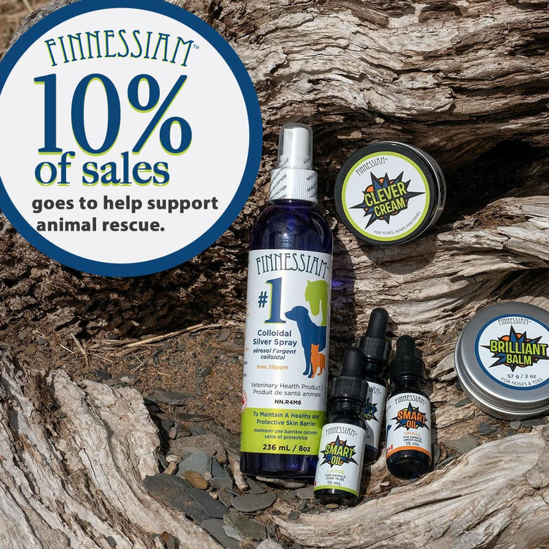 Colloidal Silver Wound and Skin Care Spray for Dogs Cats Horses, Safe to use Around Eyes, Cuts, Scratches, Burns - 8 oz - BeesActive Australia