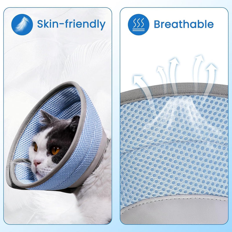 Cat collar, cat collar, collapsible soft protective collar cat collar, cat collar for operations and after injuries, cat collar to prevent wound leakage - BeesActive Australia