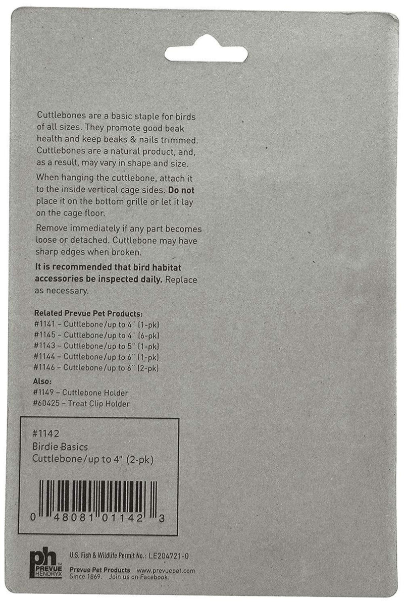 Prevue Pet Products Cuttlebone, Small 4-5 Inch (24 Count) - PawsPlanet Australia