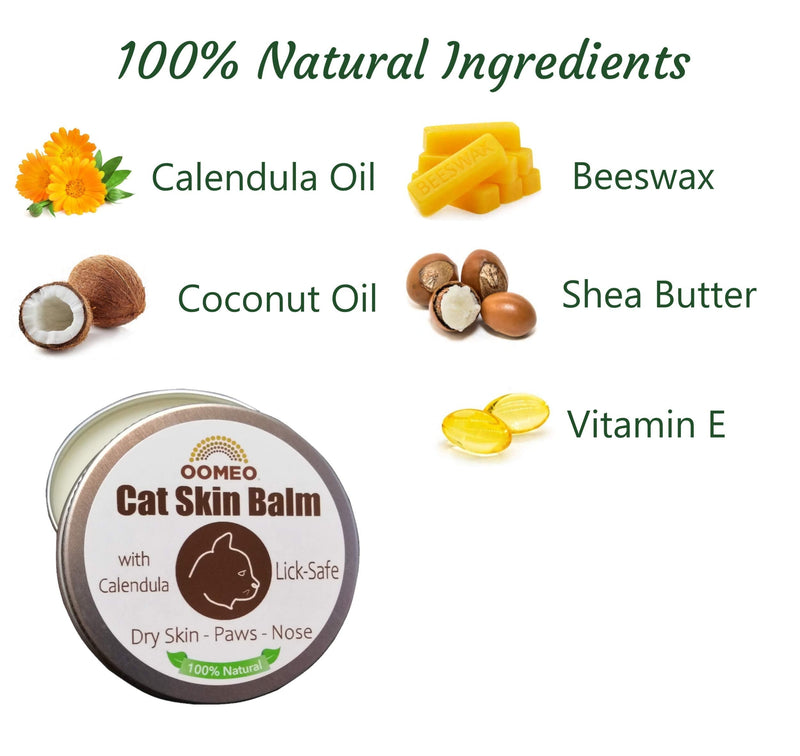 Cat Skin Balm - Moisturising, Unscented, Lick-safe - 100% natural - 30ml | UK Made 30 ml (Pack of 1)