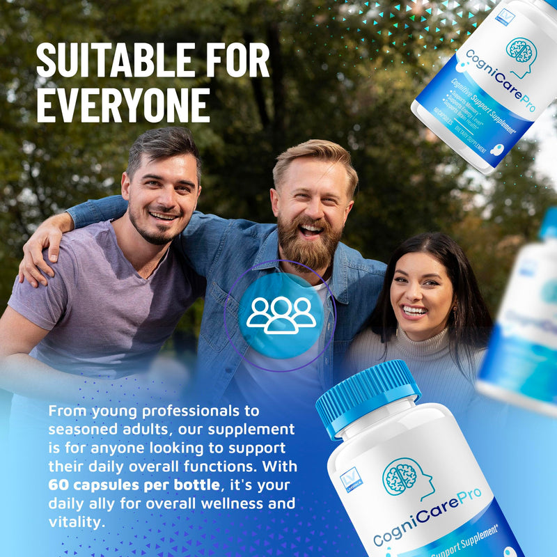 Cognicare Pro Capsules, Cognicare Pro, Cognicare Pro Pills, Advanced Formula, Cognicare Pro Vitamins, Cognicare Pro Formula 60 Capsules for 1 Month
