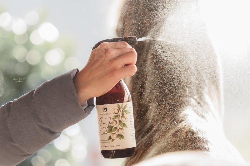 Mane & Tail Spray for Horses - Grooming Shine Spray with Soft Cotton Fragrance, Makes Combing & Detangling Easier, Gives Silky Shine, Dust-Repellent Care Formula - 500 ml Care Spray for Horse 1