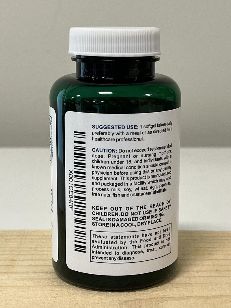 Organic Flaxseed Oil 1,000 mg Omega-3, Immune System Booster with Omega 3,6,9 from Natural ALA, Supports Healthy Heart, Hair, Skin and Nails, 100 Rich Liquid Softgels Per Bottle