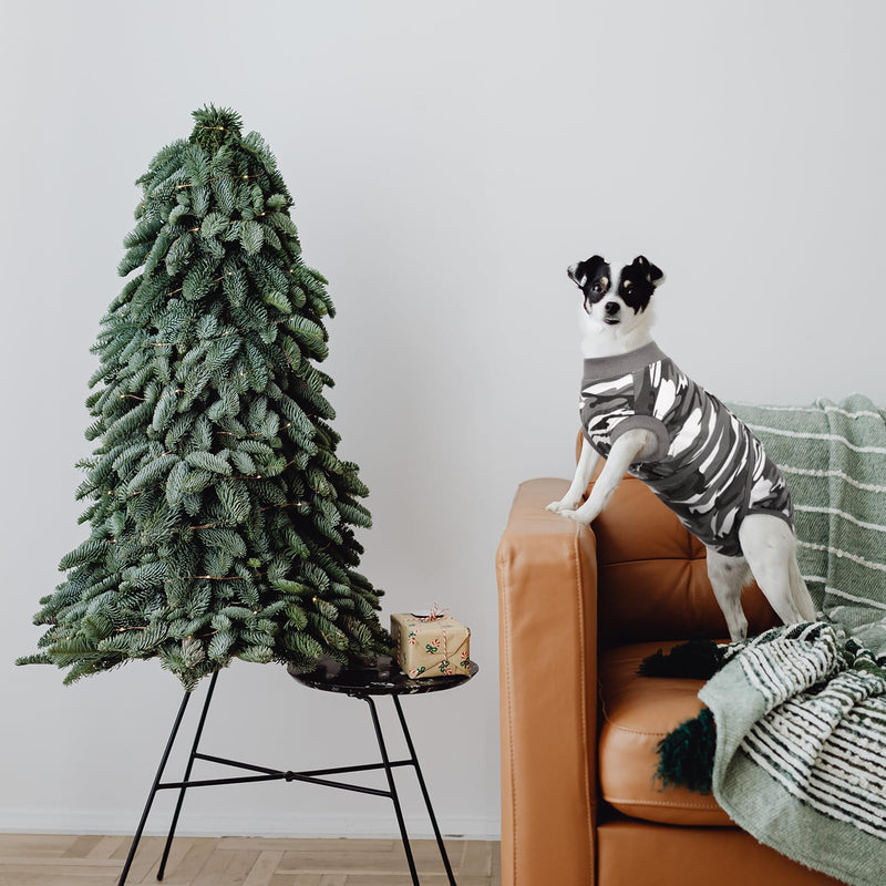 Kuoser Hundebody Nach Op, Hundebody Nach Kastration Rüde Hündin,Hundebody Nach Op Hündin, Atmungsaktiv Body Für Hunde Nach Op,Leckschutz Hund, Anti-Wundlecken Op Body Hund,Tarnung XL XL (1er Pack) Graue Tarnfarbe - BeesActive Australia