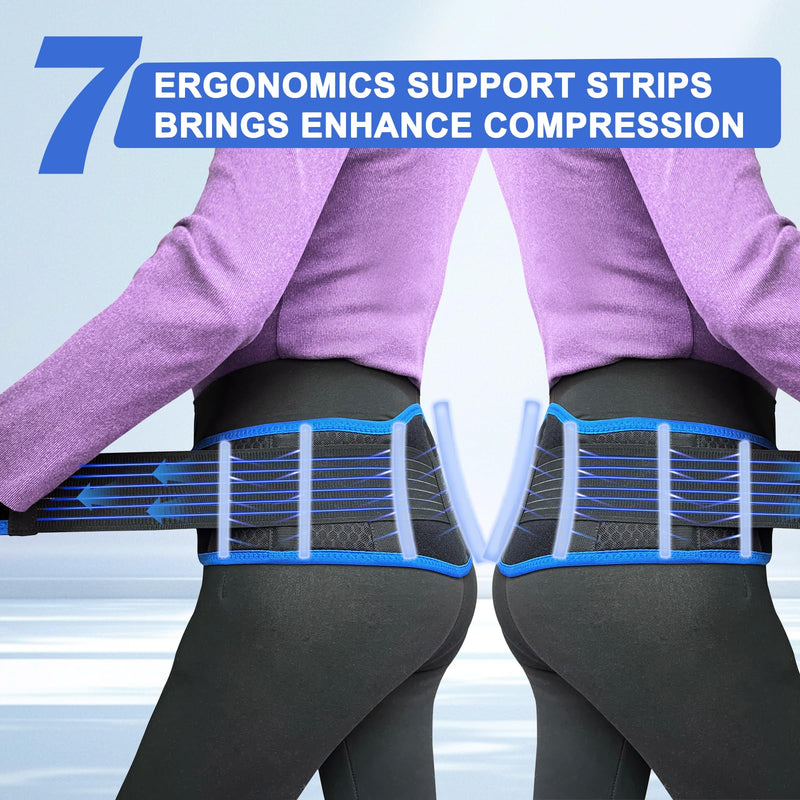 Sacroiliac SI Joint Hip Belt With 360°Anti-slip strips for Men and Women Adjustable Pelvic Support and Lower Back Brace Belt for Sciatica,Pelvis,Lumbar & Nerve Pain Si Joint(Universal) Universal (Hip Size 26"- 44") - BeesActive Australia