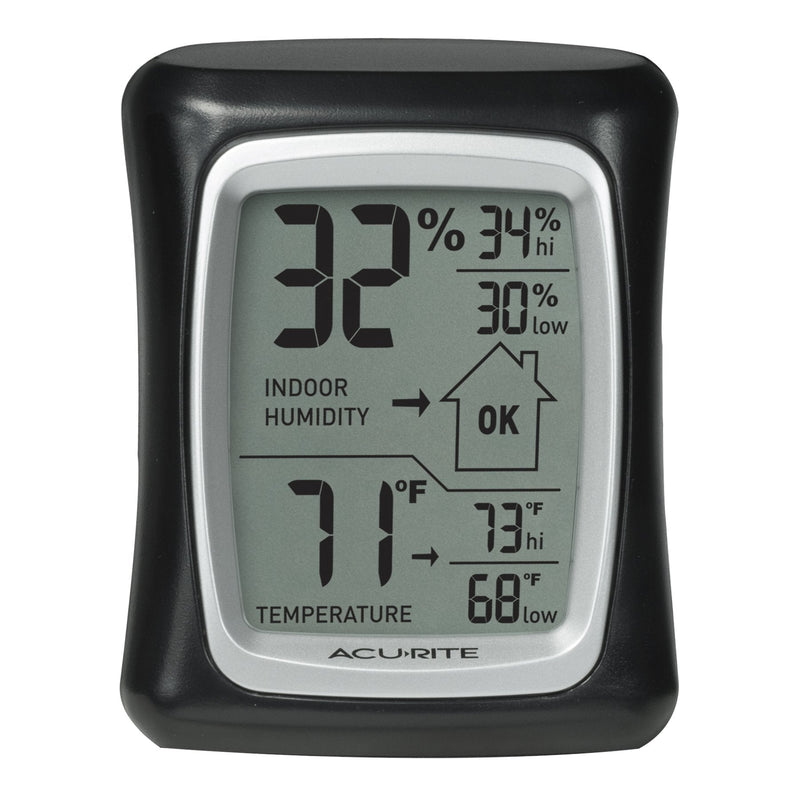 AcuRite Indoor Digital Thermometer & Hygrometer with Temperature and Humidity Gauge (00325) - BeesActive Australia