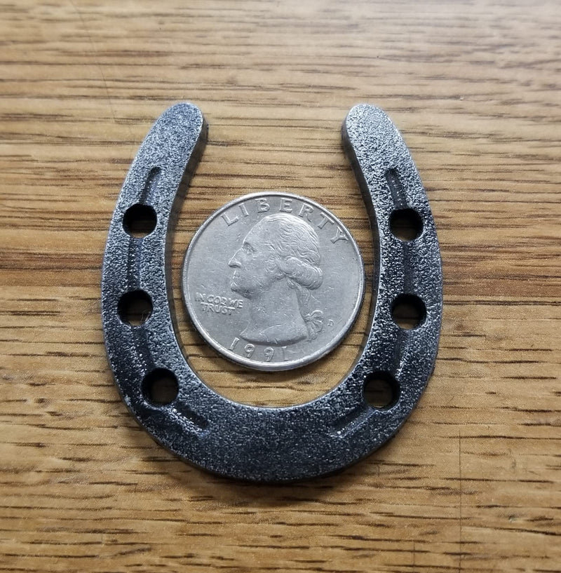 Carver's Olde Iron Mini Zinc Horseshoes Set, 2" x 1 3/4" for Decoration and Crafts 20 - BeesActive Australia