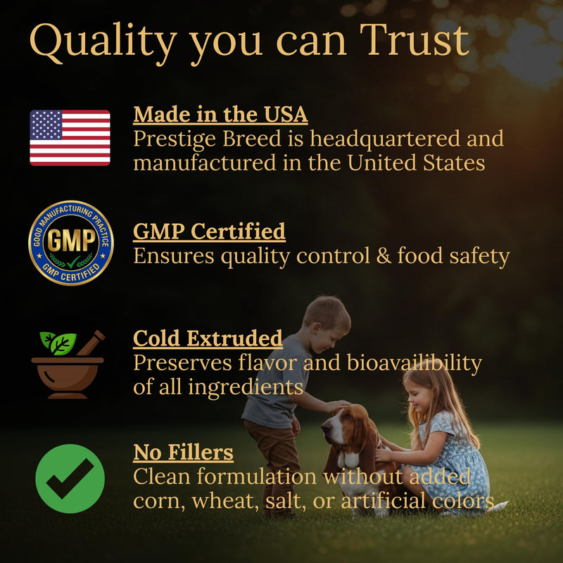 Basset Hound Multivitamins, 90 Count, Made in the USA with Real Bacon.