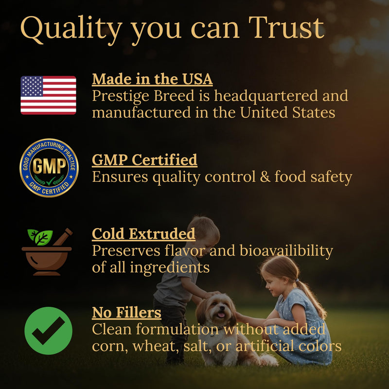 Lhasa Apso Multivitamins, 90 Count, Made in the USA with Real Bacon.