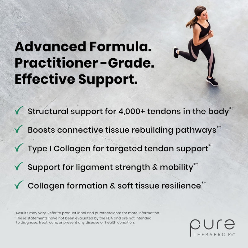 Pure Therapro Rx Acute Injury Tendon & Ligament Support, 90 Capsules | Once-Daily Capsule, Supports Movement & Physical Function, For Men & Women, Made in USA, 90 Servings