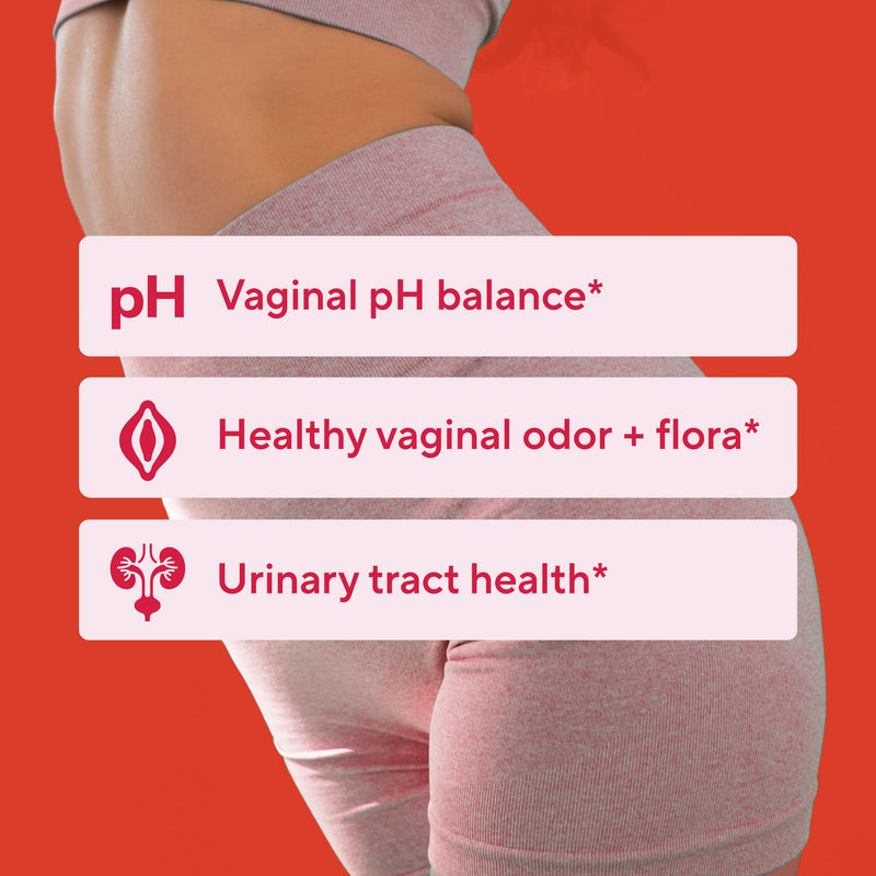 Premium Vaginal Probiotics for Women – Clinically Studied Lactobacillus Vaginal Probiotic with Prebiotic & Cranberry to Balance PH, Reduce Odor, Urinary Tract Support & Feminine Health – 60 Capsules