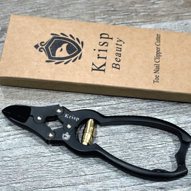 Toenail Clippers - Professional Podiatrist Toenail Clippers for Thick Nails for Seniors - Heavy Duty Nail Clippers Cutter Trimmer for Men Women Podiatry Tools Stainless Steel Toenail Scissors by Krisp - BeesActive Australia