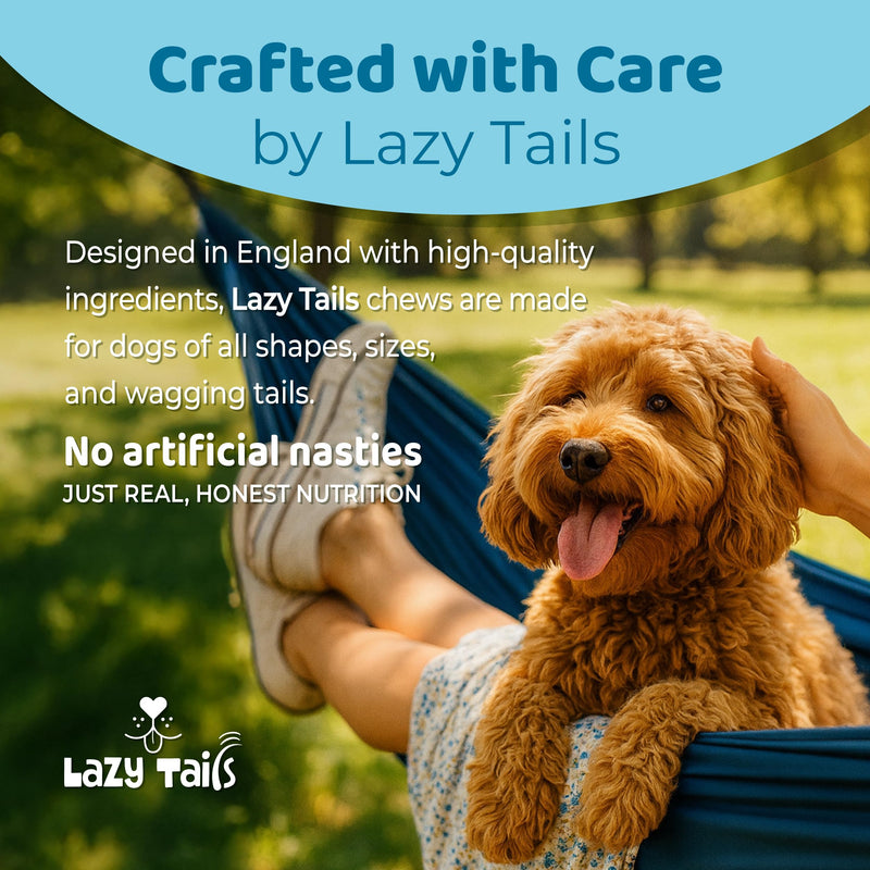 Relax & Calming Treats for Dogs – 120 Soft Dog Chews – Helps Fear, Barking, Aggression, Fireworks & Travel – Natural Duck Flavor Calming Dog Treats for All Breeds & Sizes