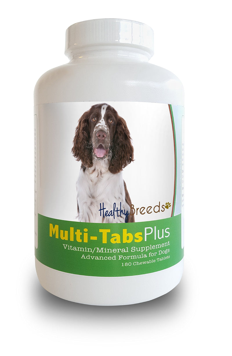 Healthy Breeds English Springer Spaniel Multi-Tabs Plus Chewable Tablets 180 Count 180 Tabs