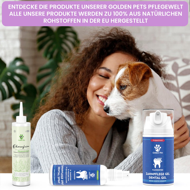 Golden Pets NEW! Eye cleaner for dogs and cats - 100% natural eye care I gentle cleansing against incrustations and tear stones I prevention of tear stains 100 ml - BeesActive Australia