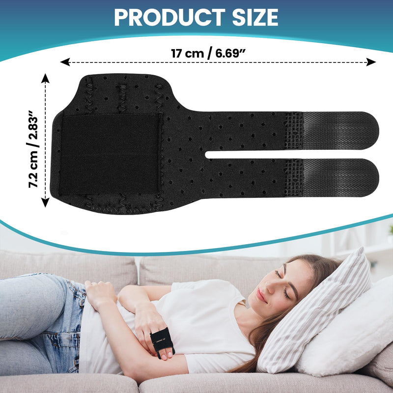 2 Pcs Trigger Finger Splint with 2 Metal Bars for double fingers, Finger Brace Finger Buddy, Immobilizer Support Strap for Arthritis, Tendonitis - Right Hand - BeesActive Australia