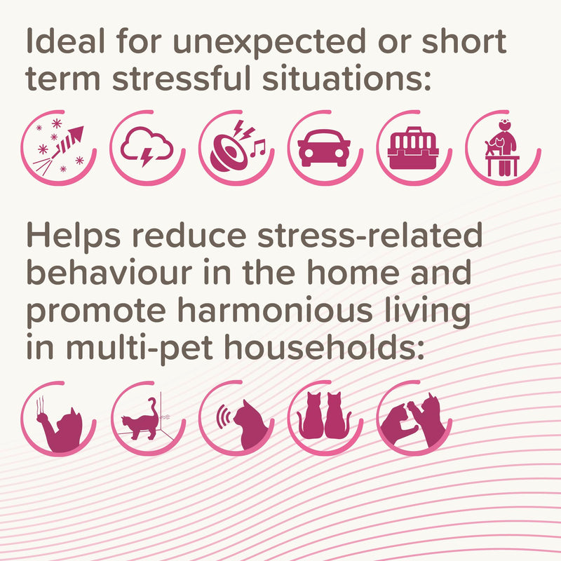 Beaphar - CatComfort® Calming Spot-On For Cats - Reduces Anxiety & Stress – Pheromone Calming - Fast-Acting - Starts Working in 15 Minutes - Ideal for Short-Term Events like Fireworks - 3 Pipettes